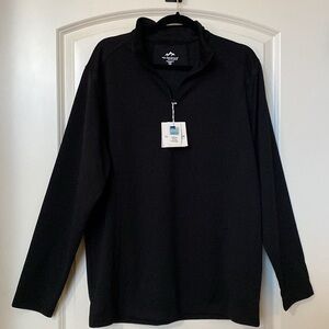 NWT Tri-Mountain Performance Shirt Men’s Sz M Black Activewear Moisture wicking